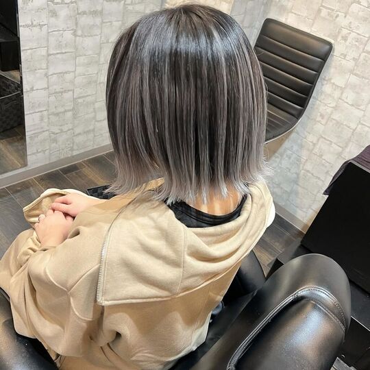 画像10155：バレイヤージュ×ボブ