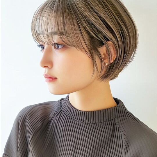 画像10257：ショートヘア/丸みショート/ショート/20代30代40代